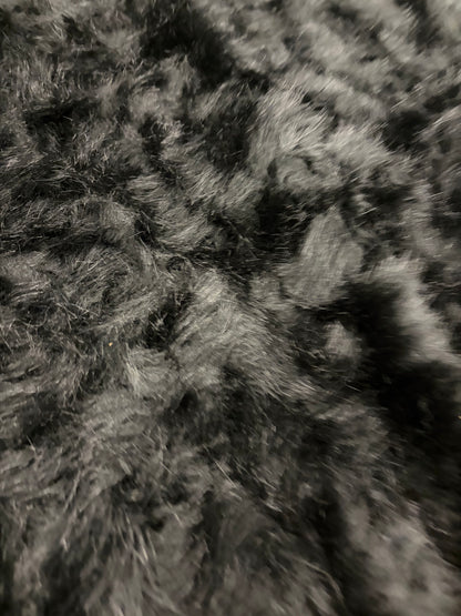 RHINO 018 fake fur black