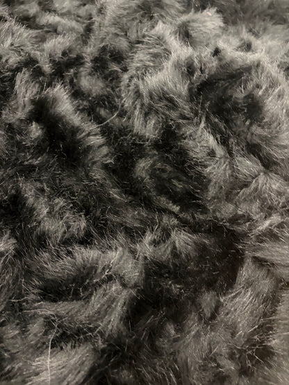 RHINO 018 fake fur black