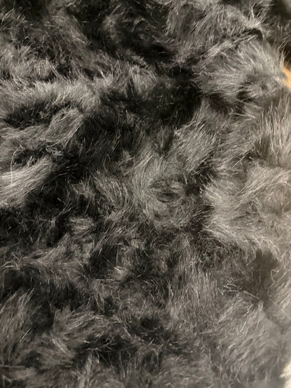RHINO 018 fake fur black