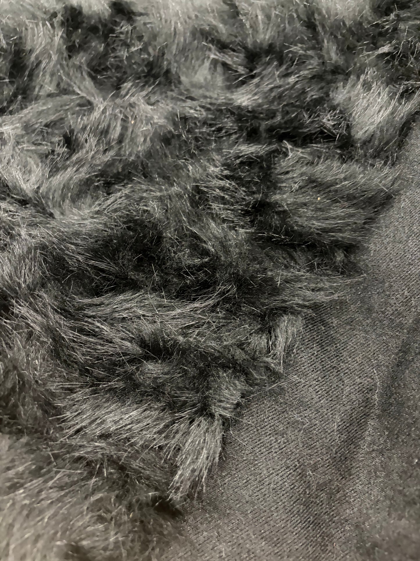 RHINO 018 fake fur black