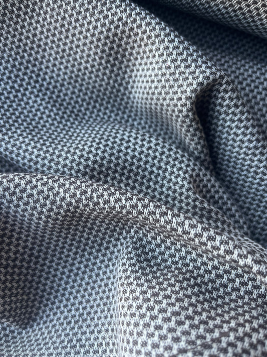 ALAN 013 midweight linen/cotton jacquard brown