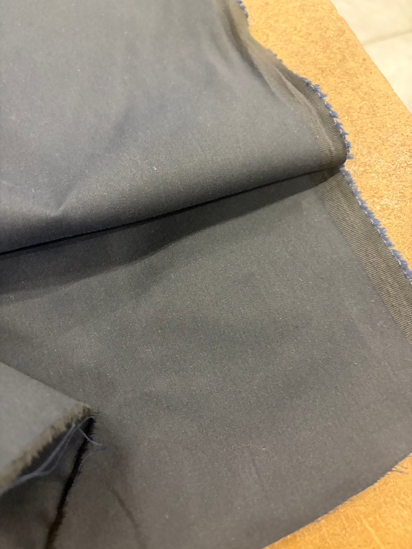 RHINO 021 navy cotton twill stretch