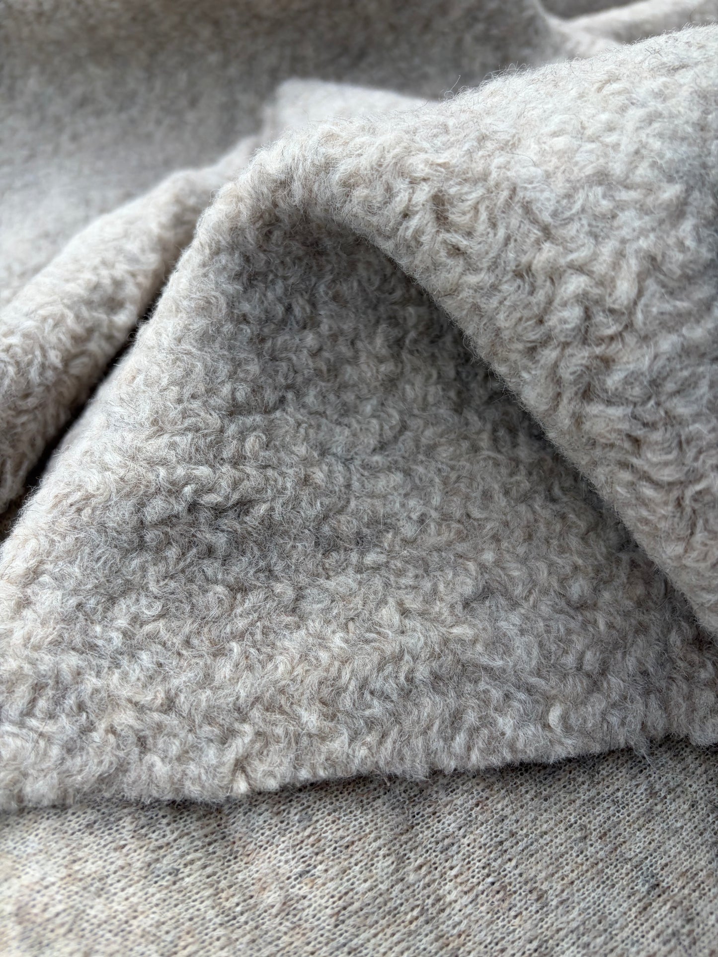 WILD WOOL 005 greige boiled wool