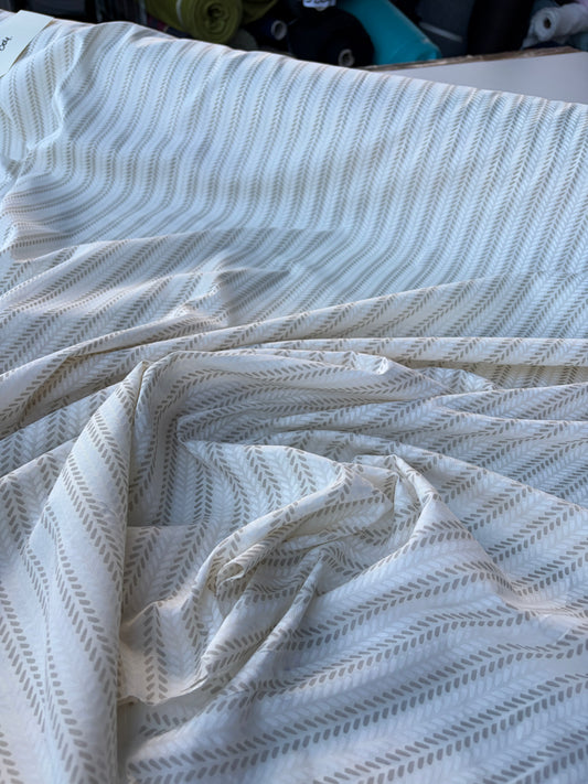 TINO 004 cotton voile sand/taupe print