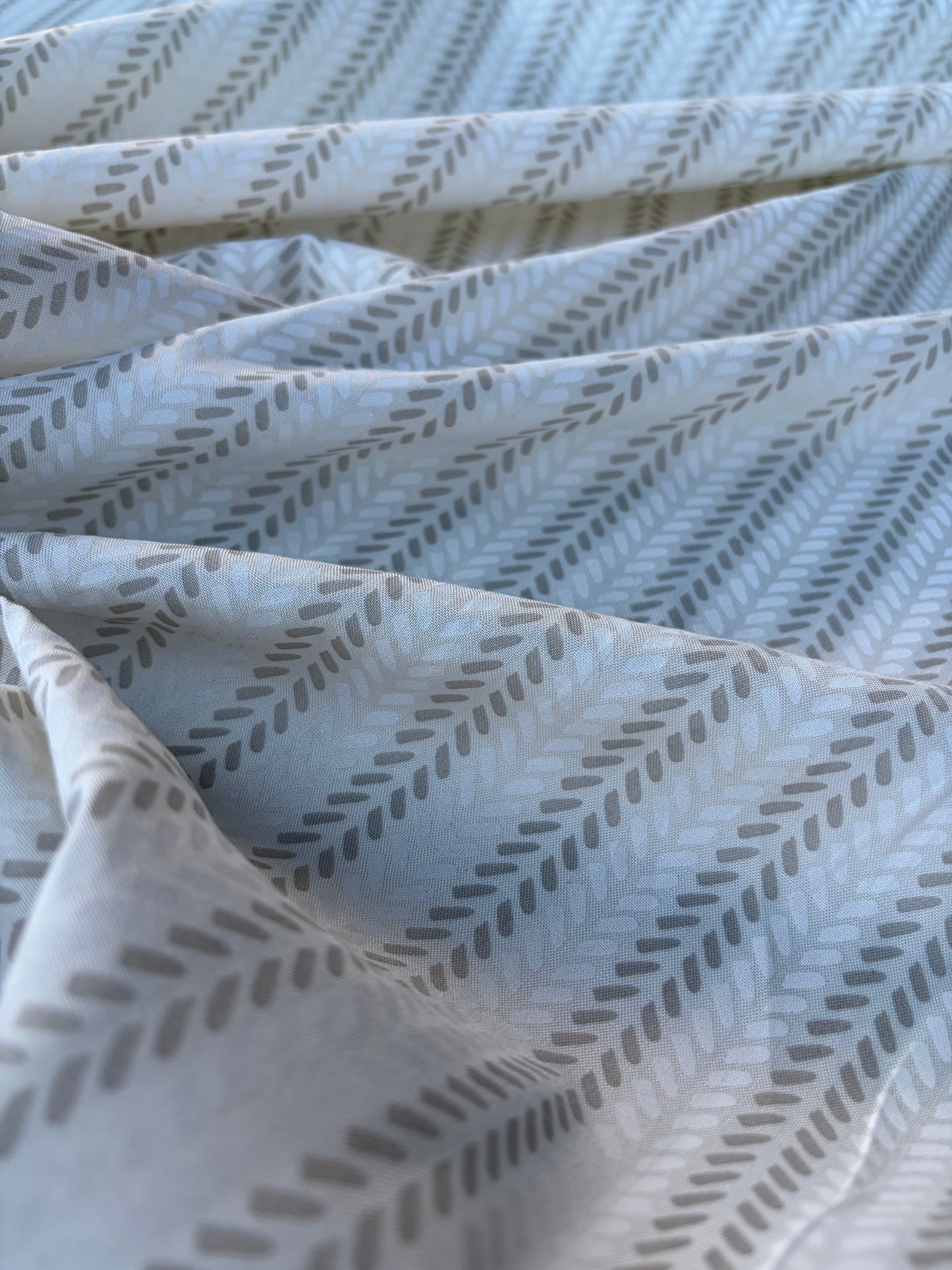 TINO 004 cotton voile sand/taupe print