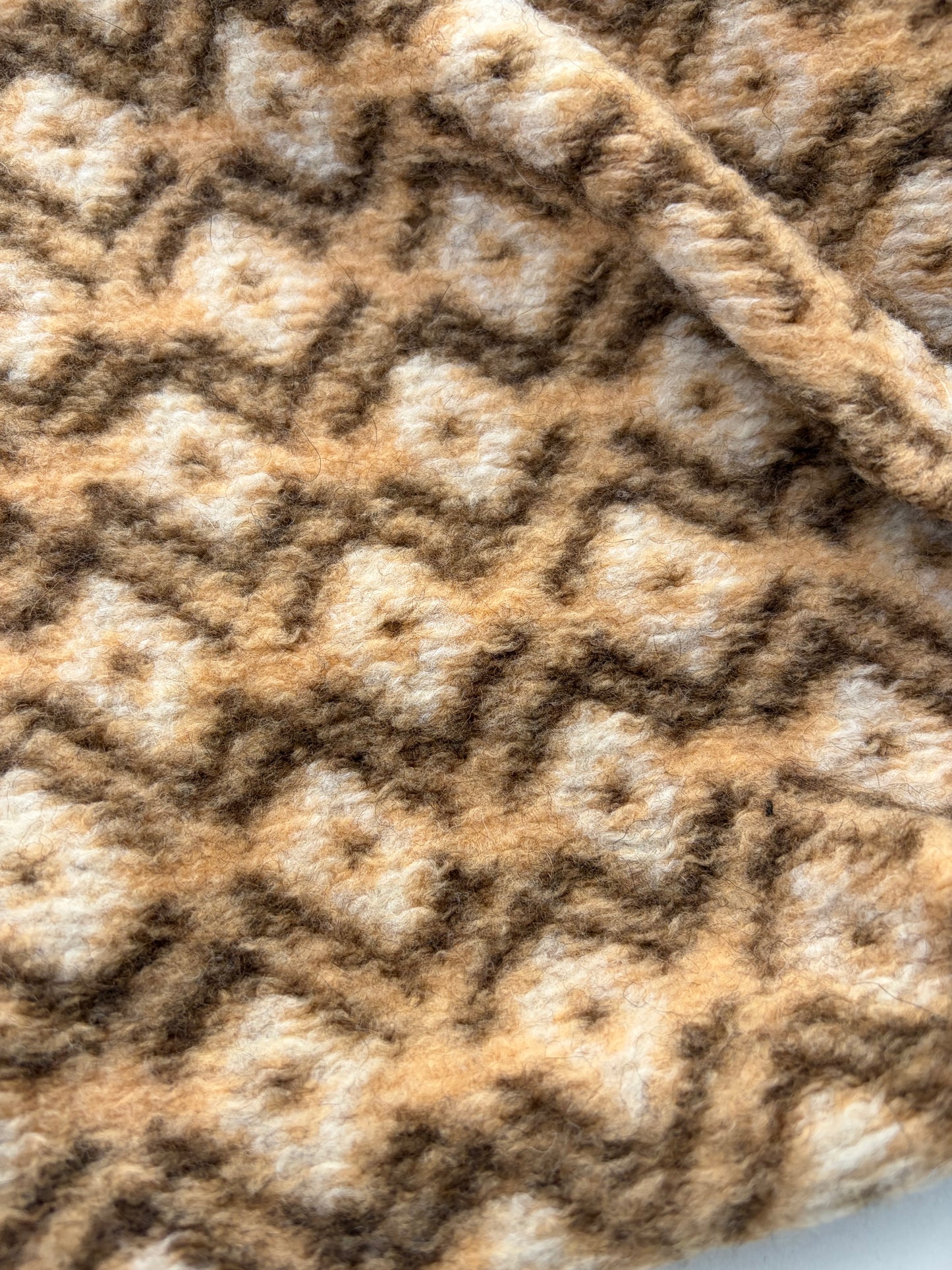 WILD WOOL 006 brown/sand heavy boiled wool