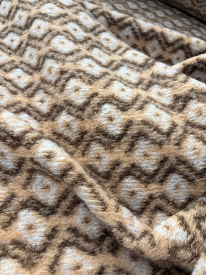 WILD WOOL 006 brown/sand heavy boiled wool