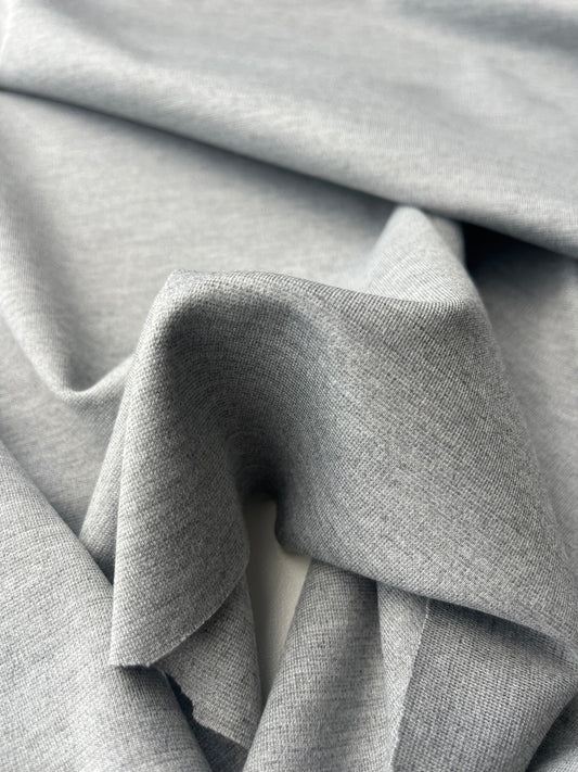 ATHENA 002  Punto di Roma viscose mid grey mélange