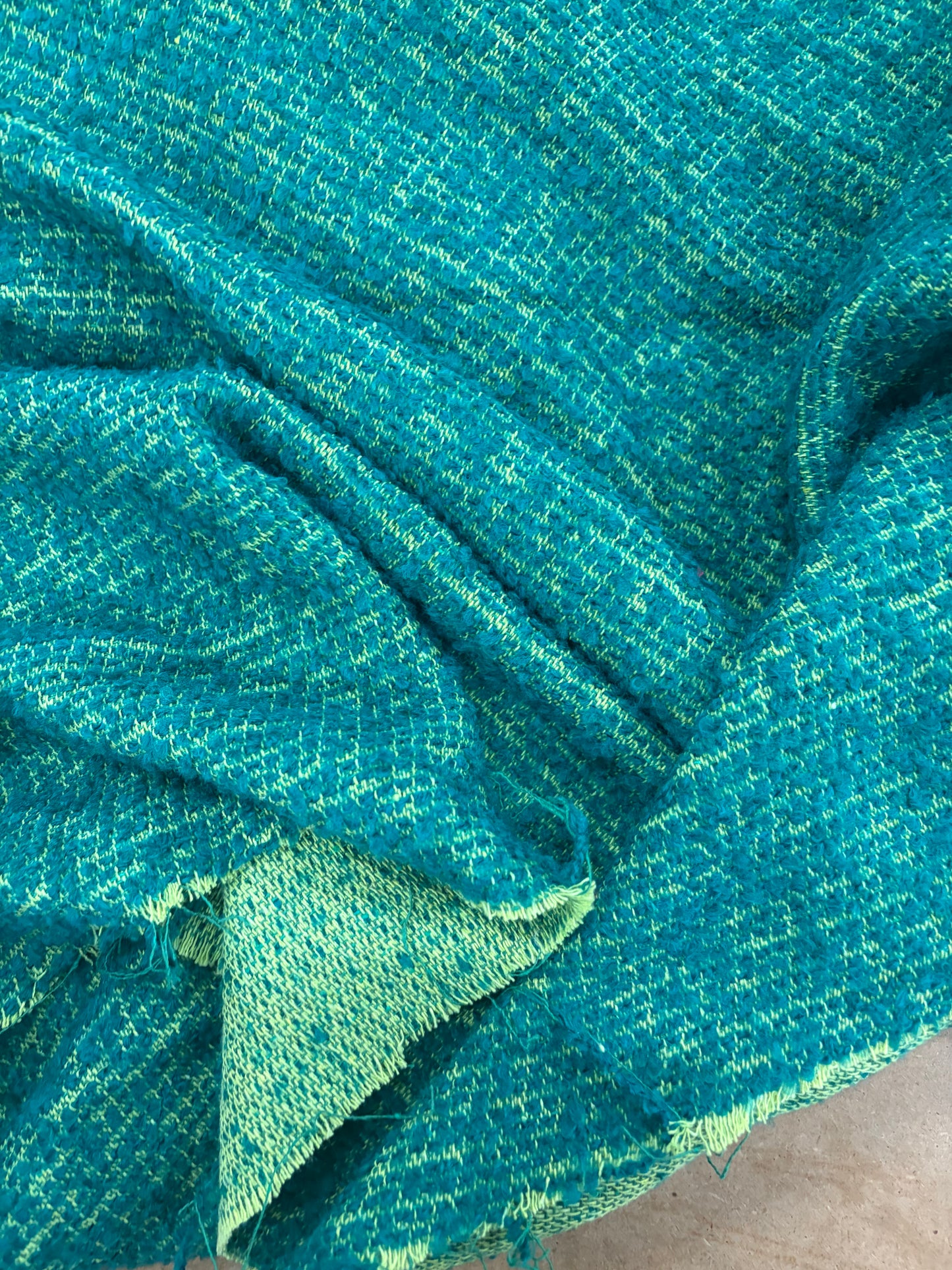 RHINO 029 tweed bouclette green