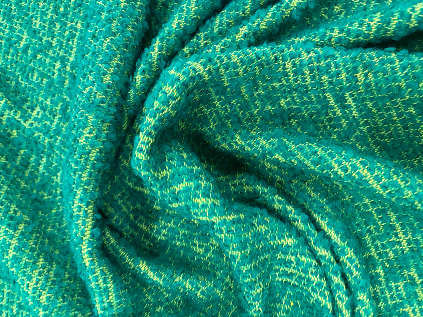RHINO 029 tweed bouclette green