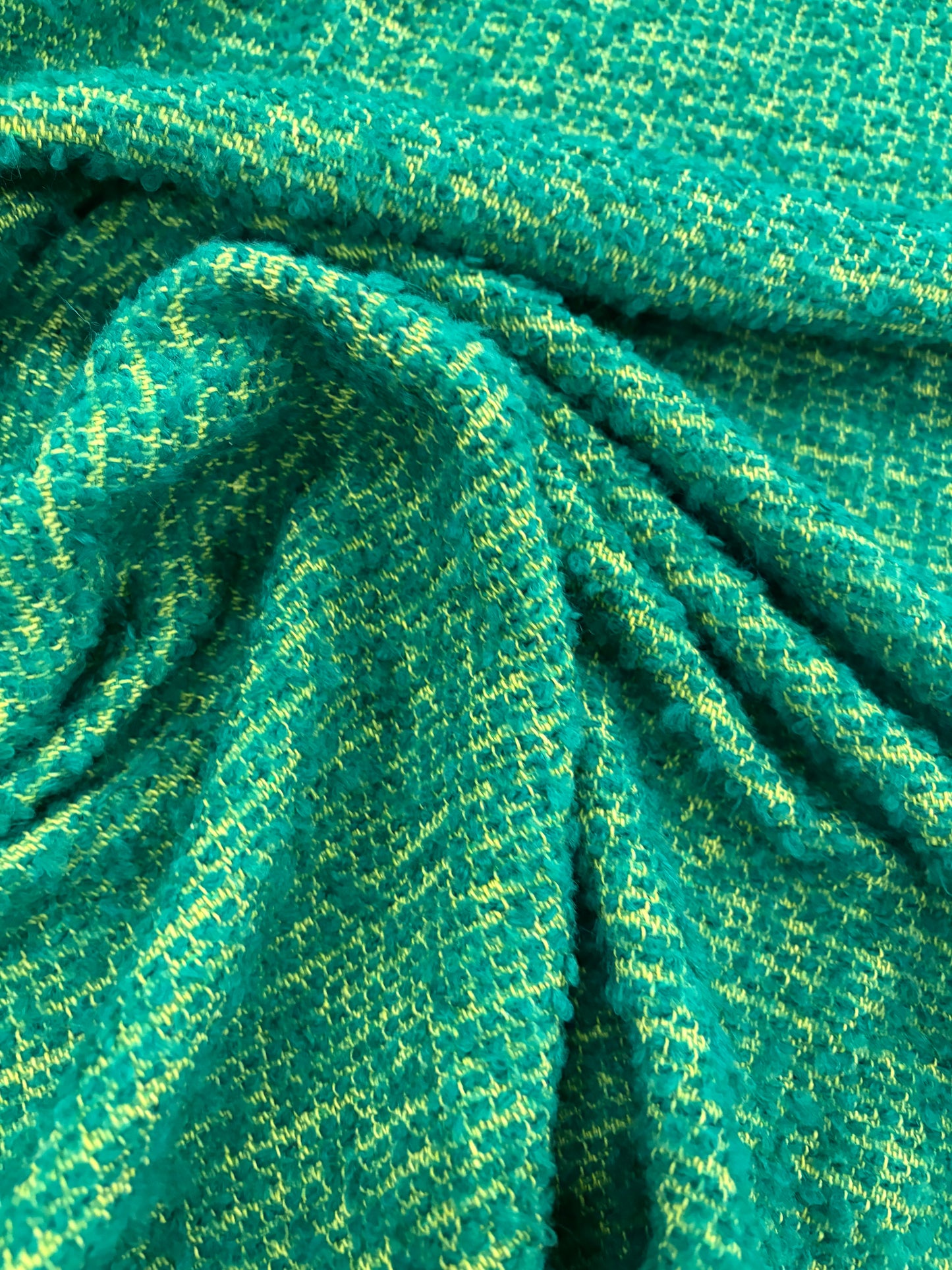 RHINO 029 tweed bouclette green