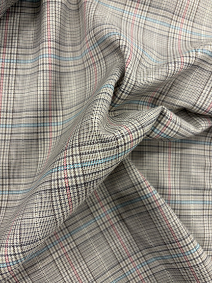 RHINO 030 classical Prince of Wales checkered stretch fabric
