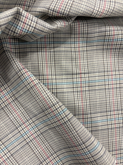 RHINO 030 classical Prince of Wales checkered stretch fabric