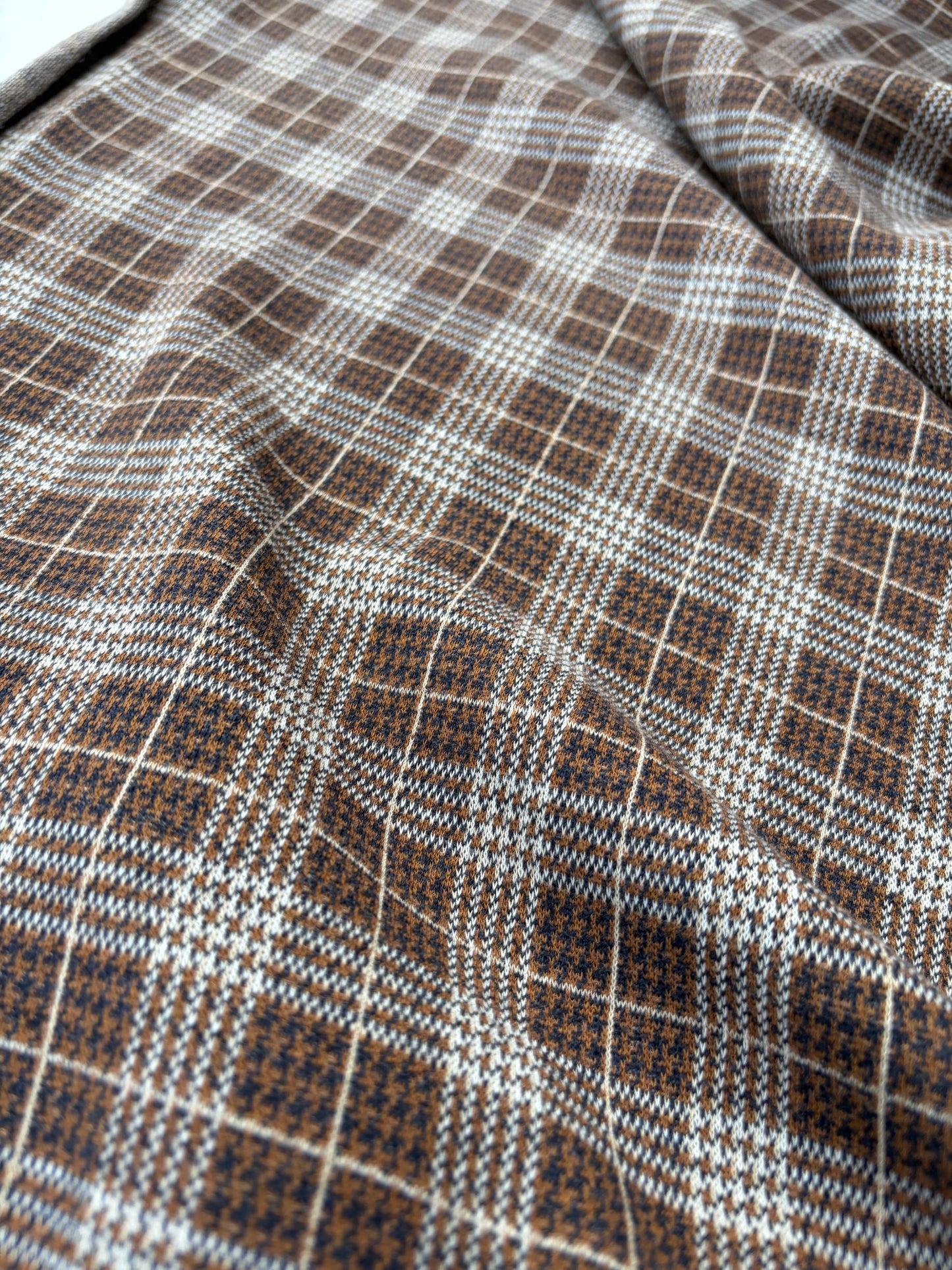 WILD WOOL 010 checkered heavy jersey jacquard