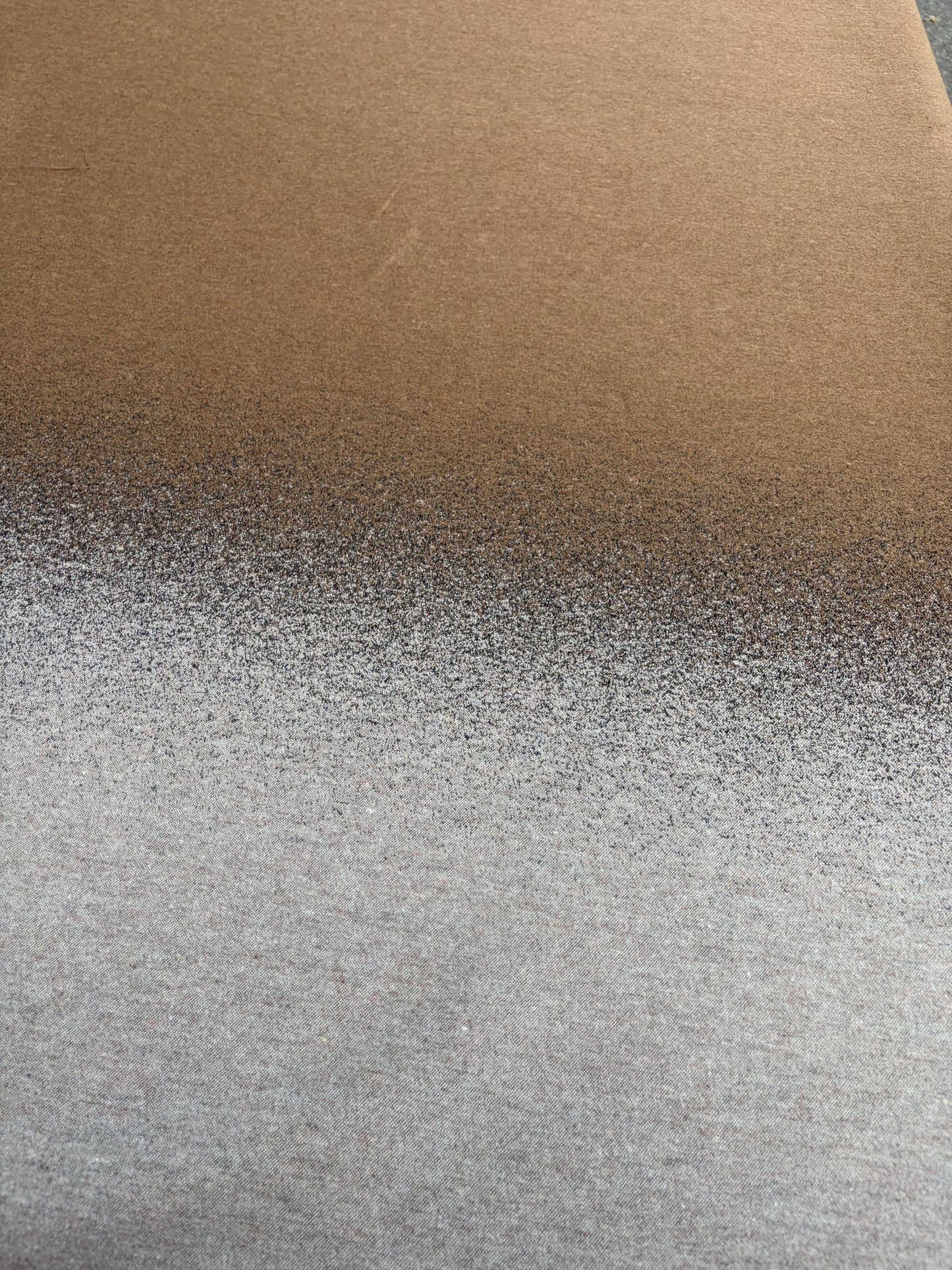 WILD WOOL 011 cognac coloured shetland wool tweed