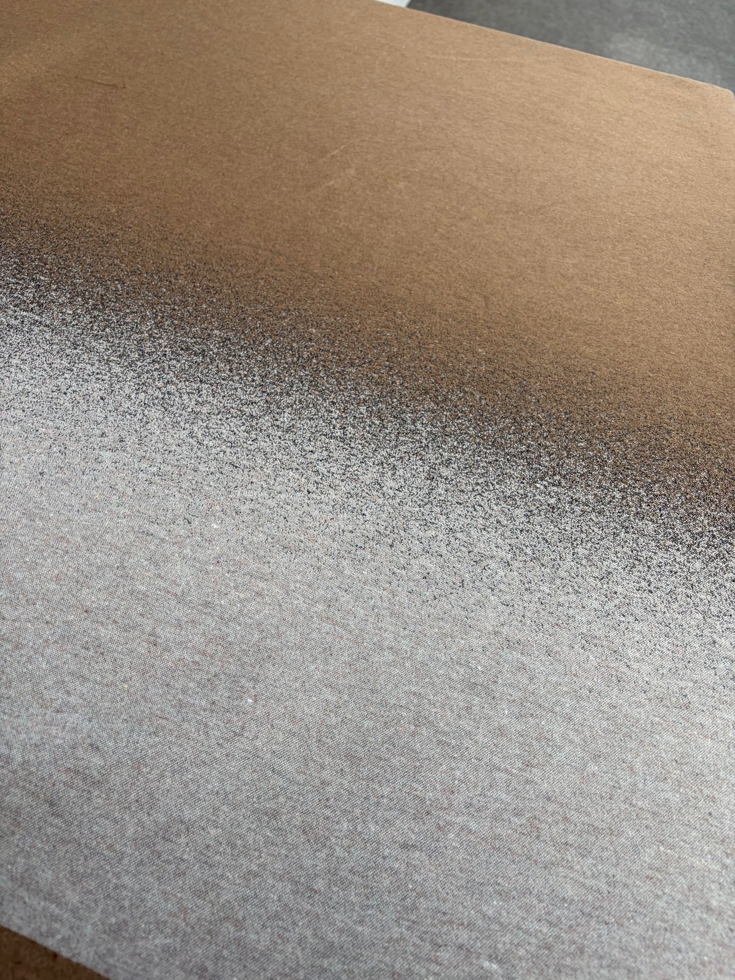 WILD WOOL 011 cognac coloured shetland wool tweed