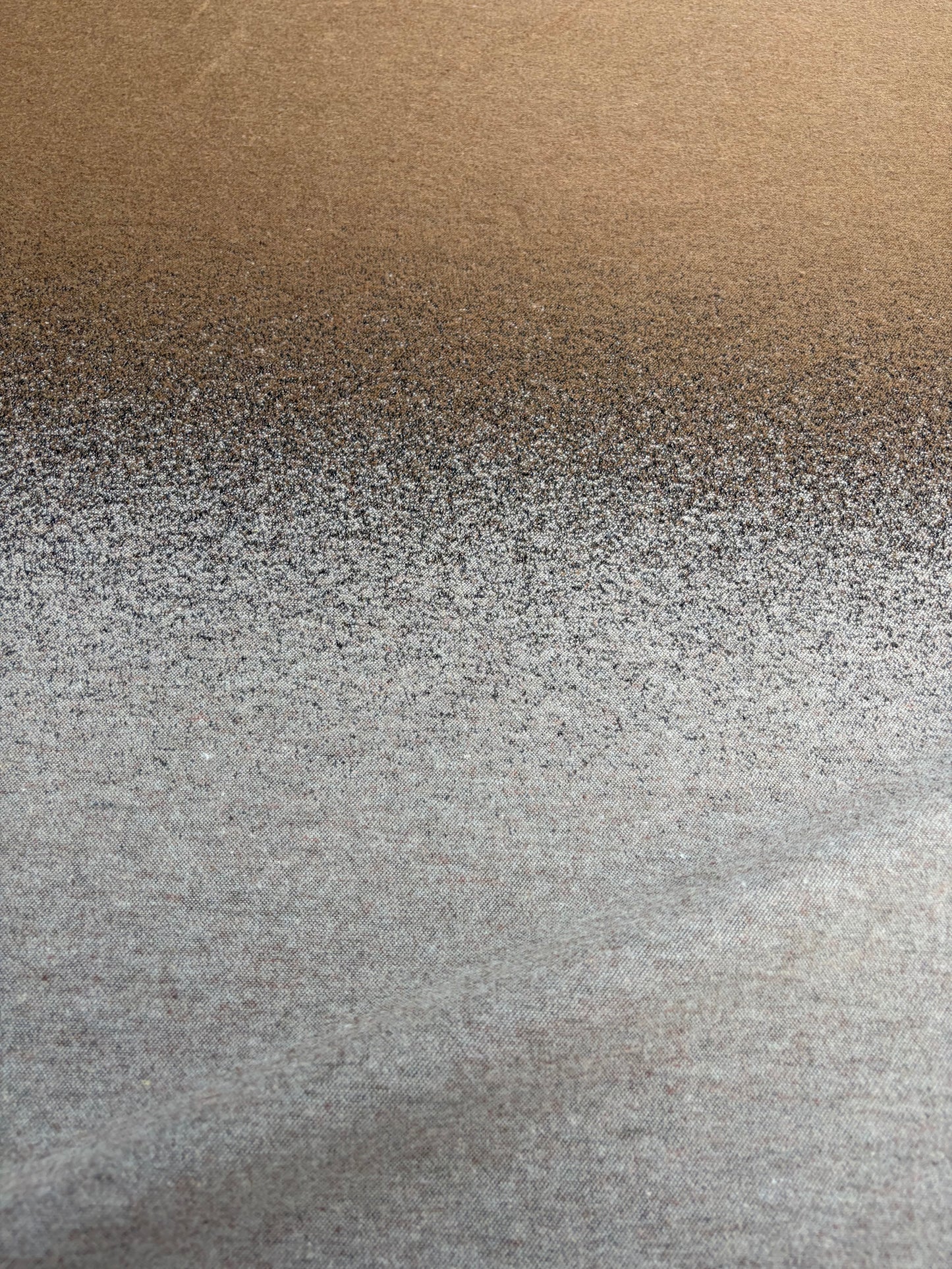 WILD WOOL 011 cognac coloured shetland wool tweed