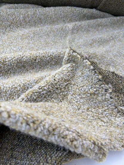 WILD WOOL 012 khaky mélange wool bouclette