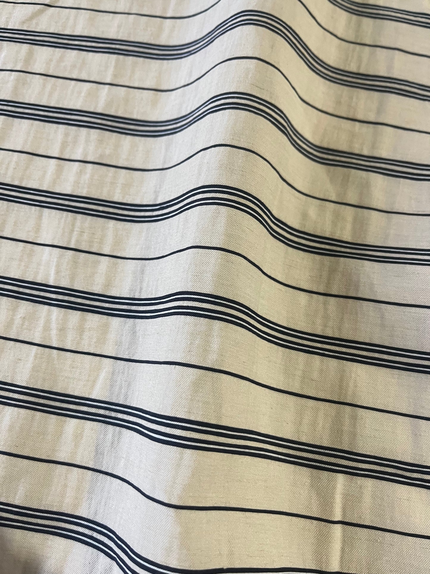 LC XII 009 striped linen/viscose