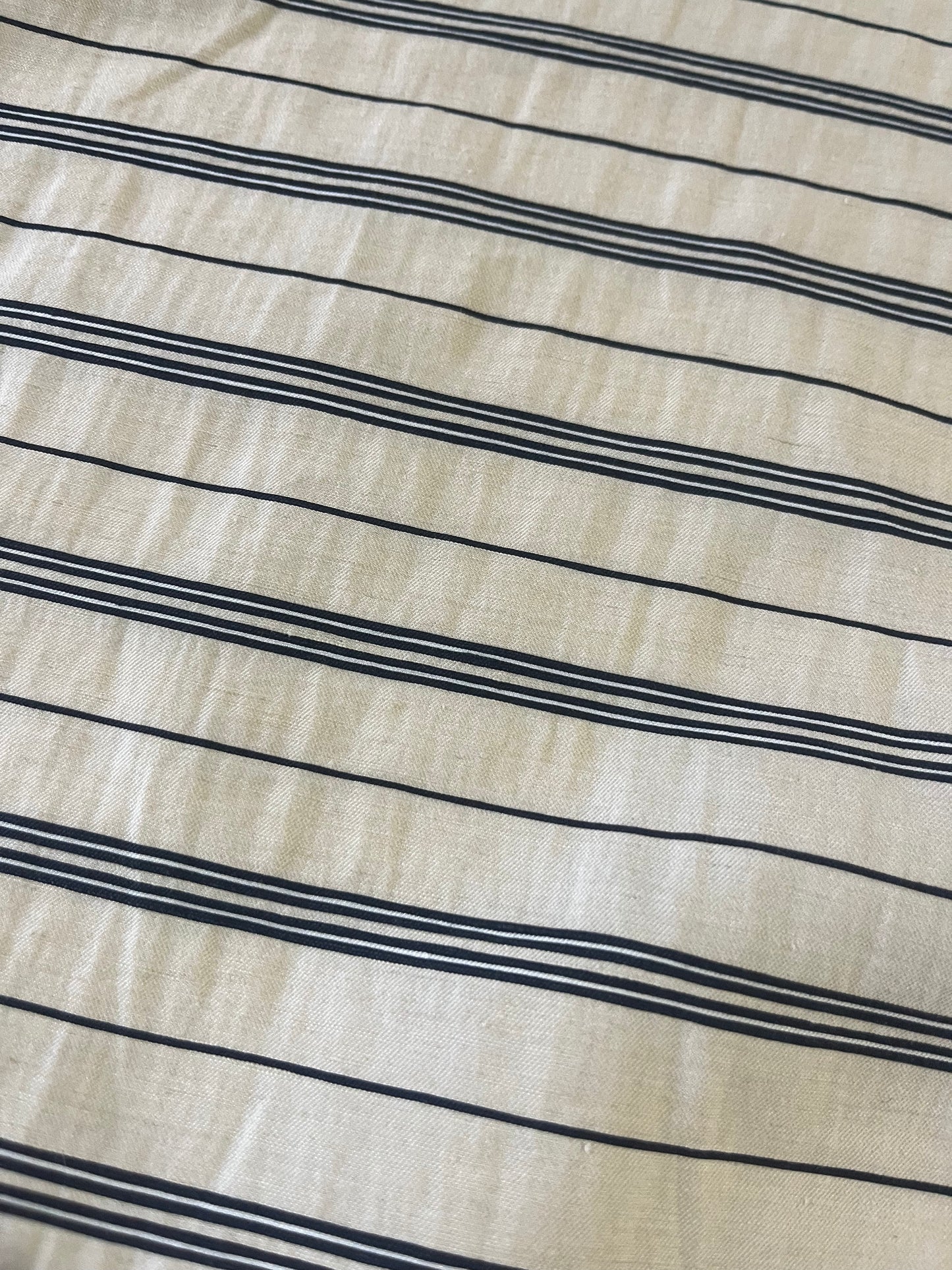LC XII 009 striped linen/viscose
