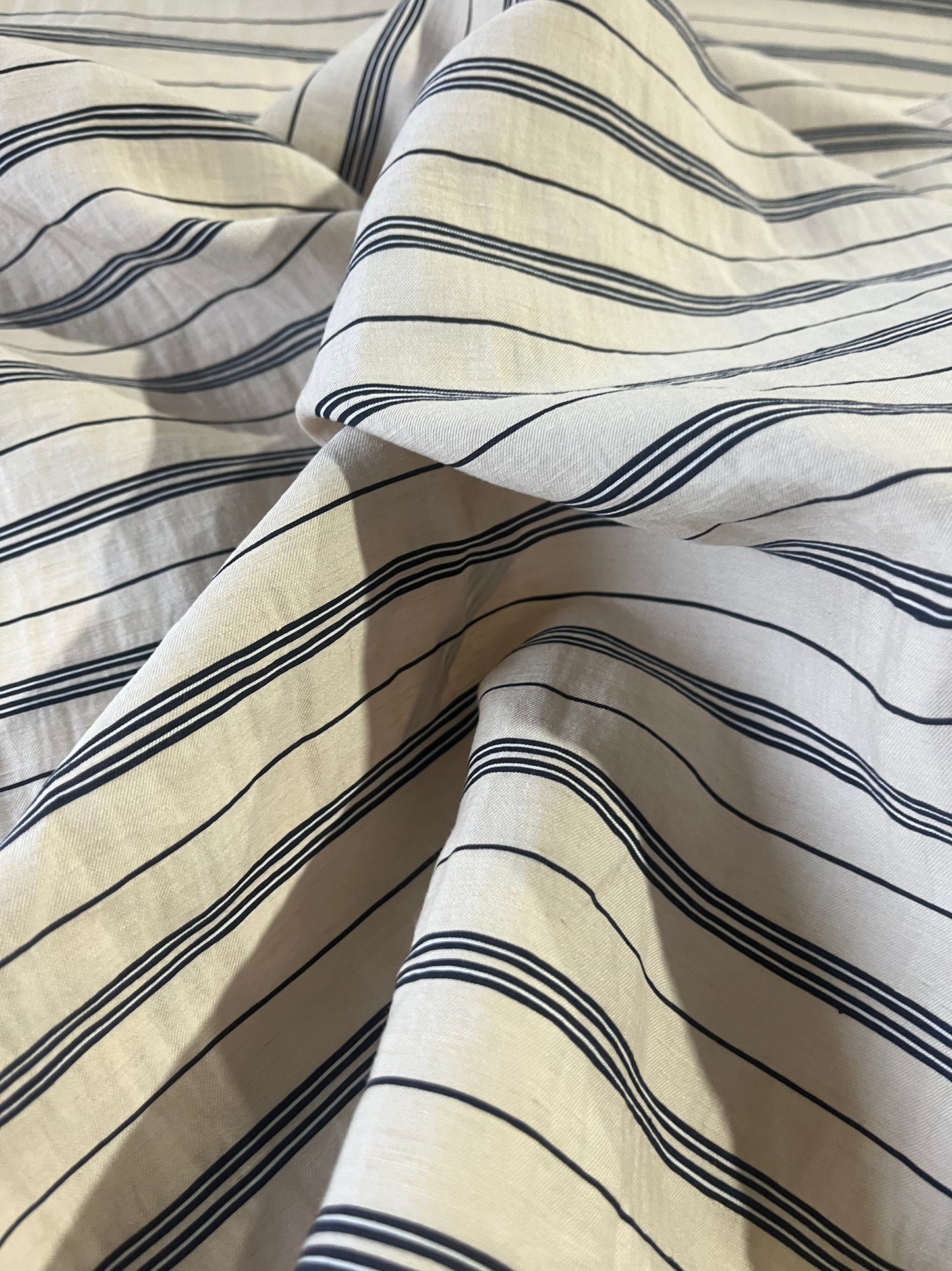 LC XII 009 striped linen/viscose