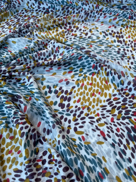TINO 011 light jersey viscose multicolour dots