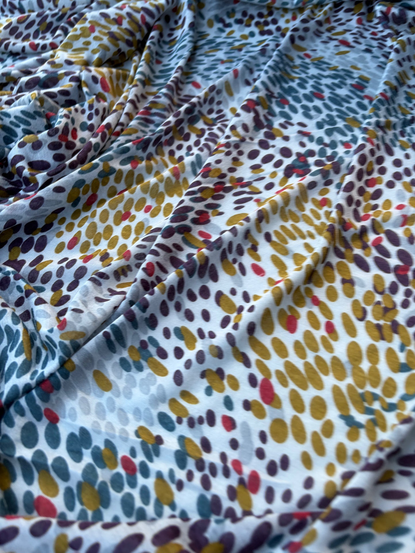 TINO 011 light jersey viscose multicolour dots