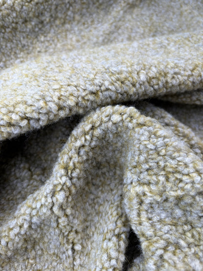 WILD WOOL 012 khaky mélange wool bouclette