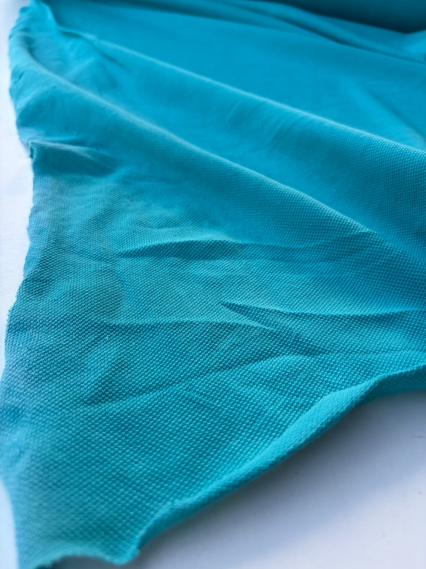 TINO 012 cotton jersey piqué aqua XL
