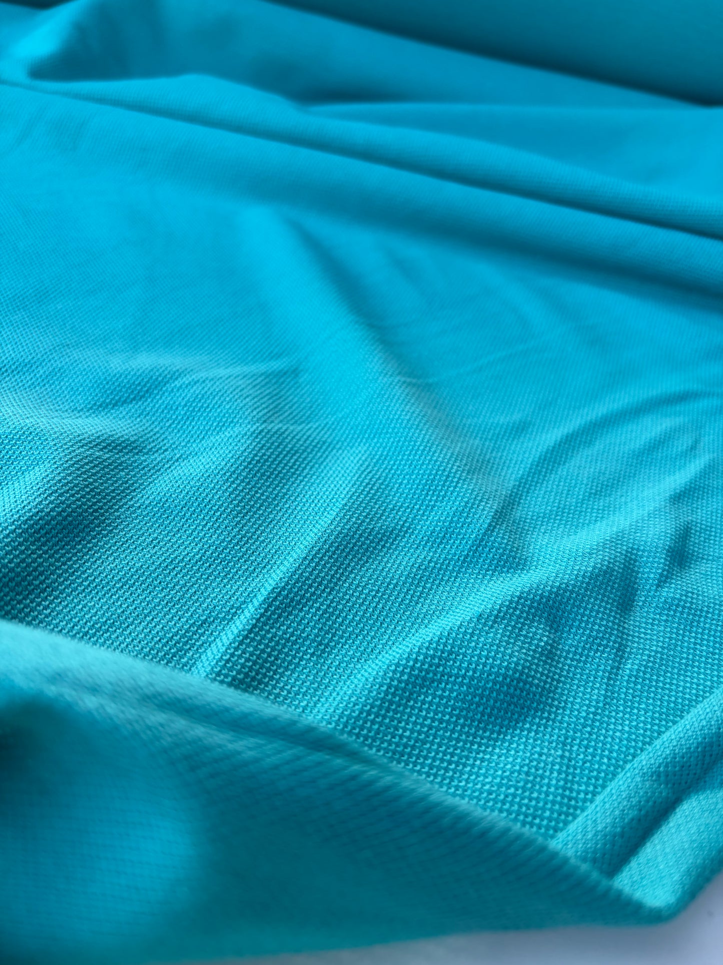TINO 012 cotton jersey piqué aqua XL