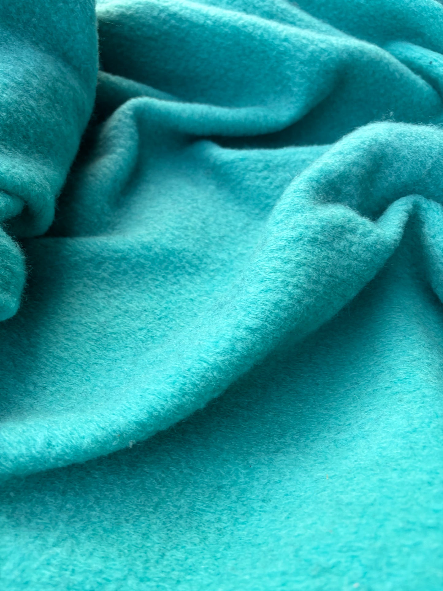 WILD WOOL 014 turquoise boiled wool