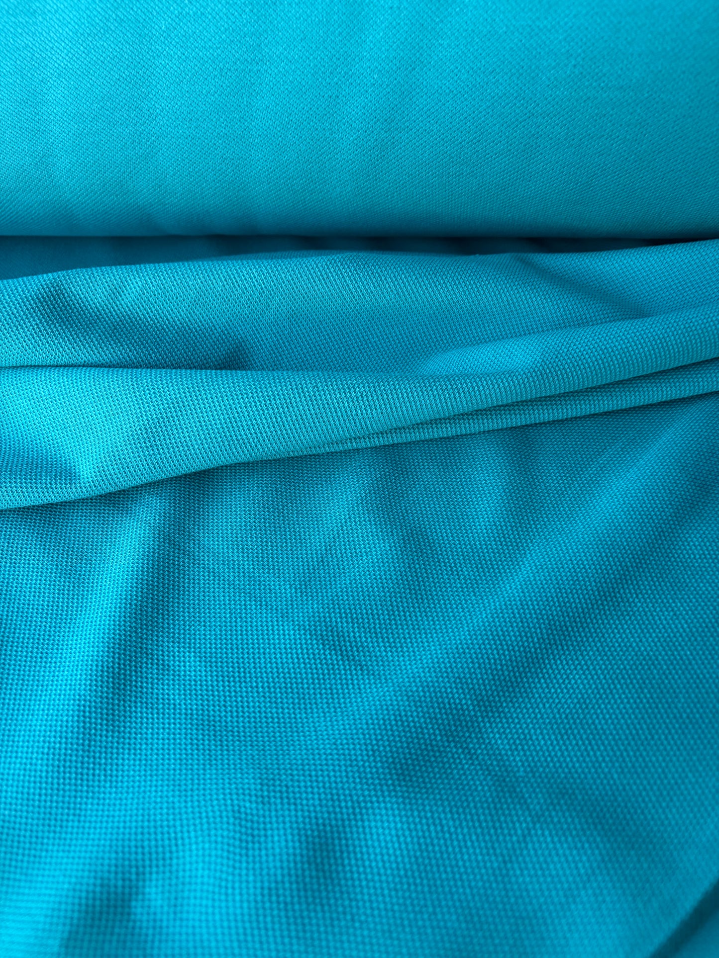 TINO 012 cotton jersey piqué aqua XL