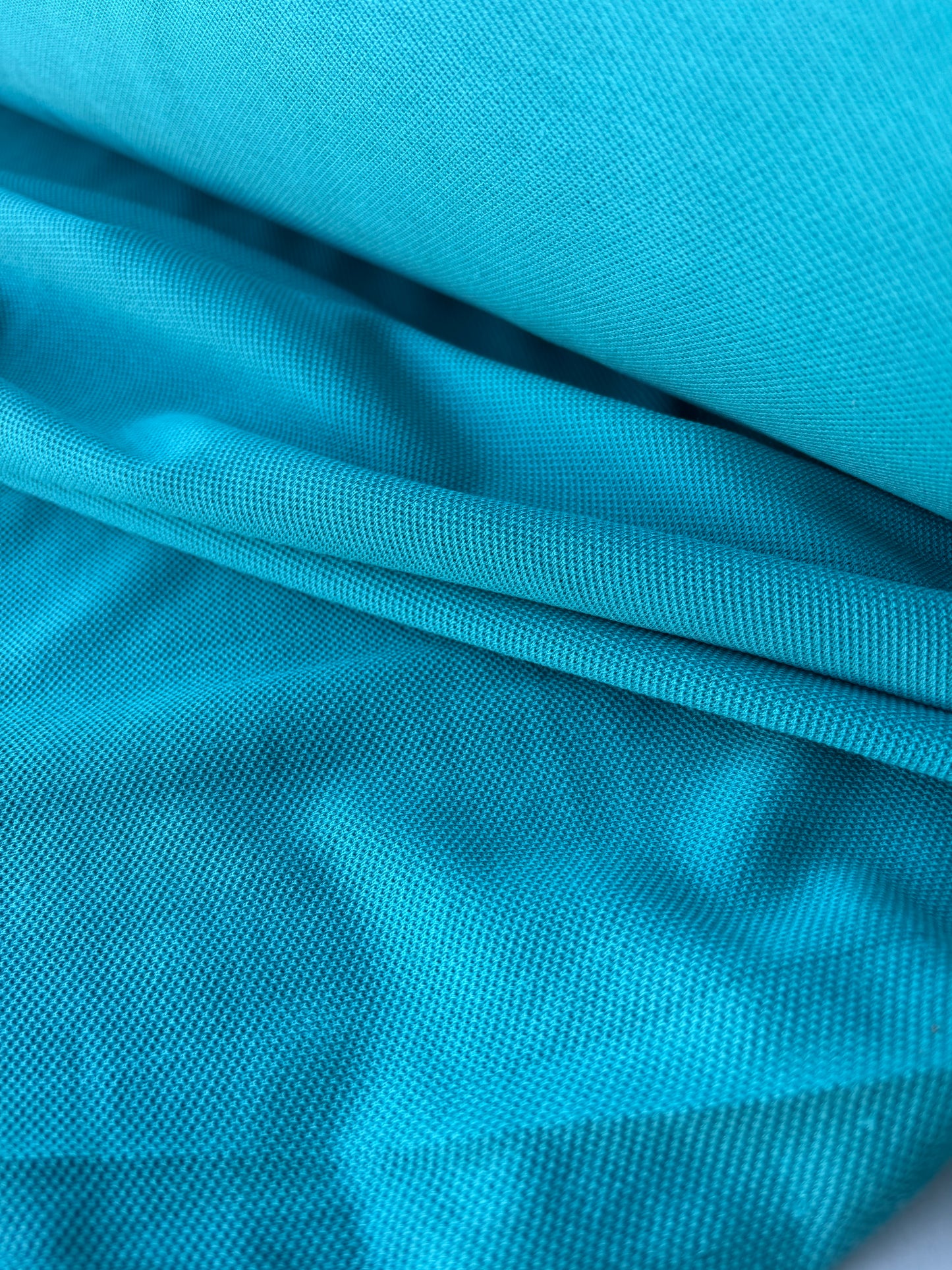 TINO 012 cotton jersey piqué aqua XL