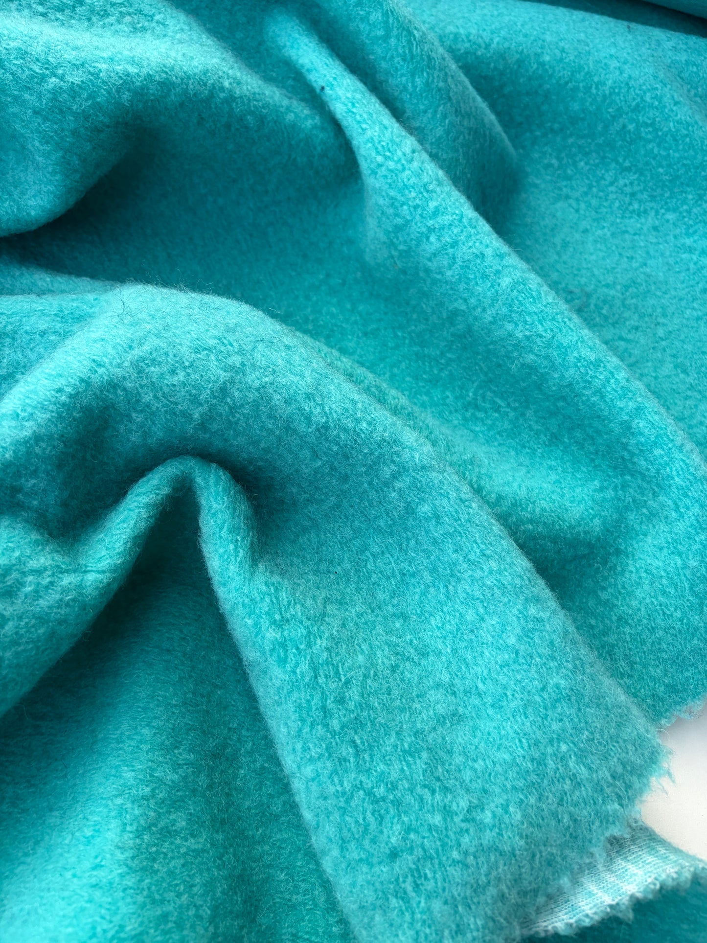 WILD WOOL 014 turquoise boiled wool