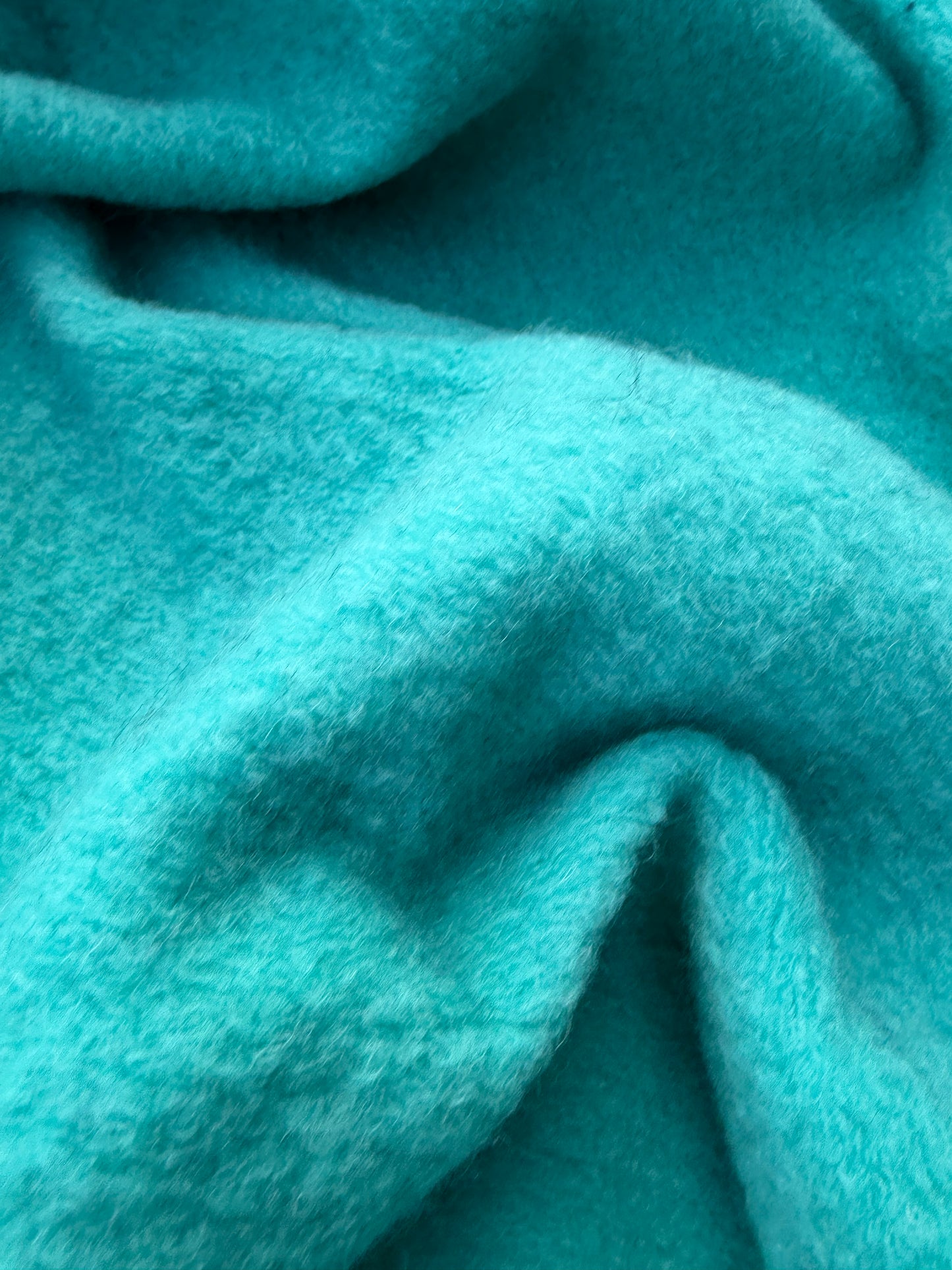 WILD WOOL 014 turquoise boiled wool