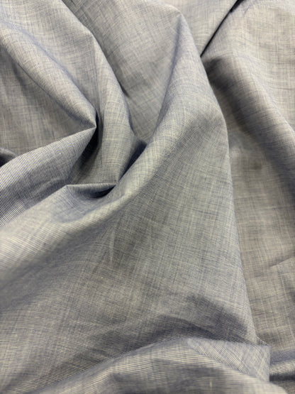 RHINO 034 light blue cotton shirting fil à fil