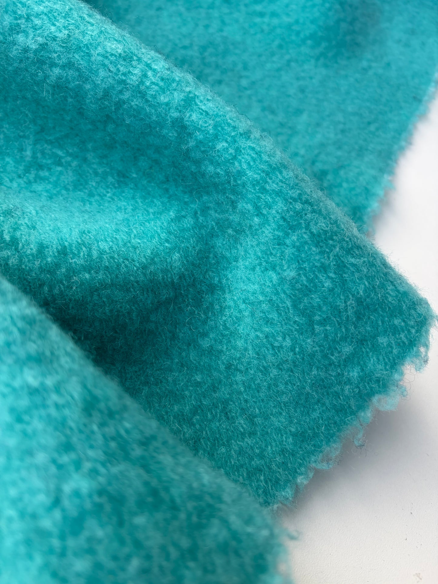 WILD WOOL 014 turquoise boiled wool