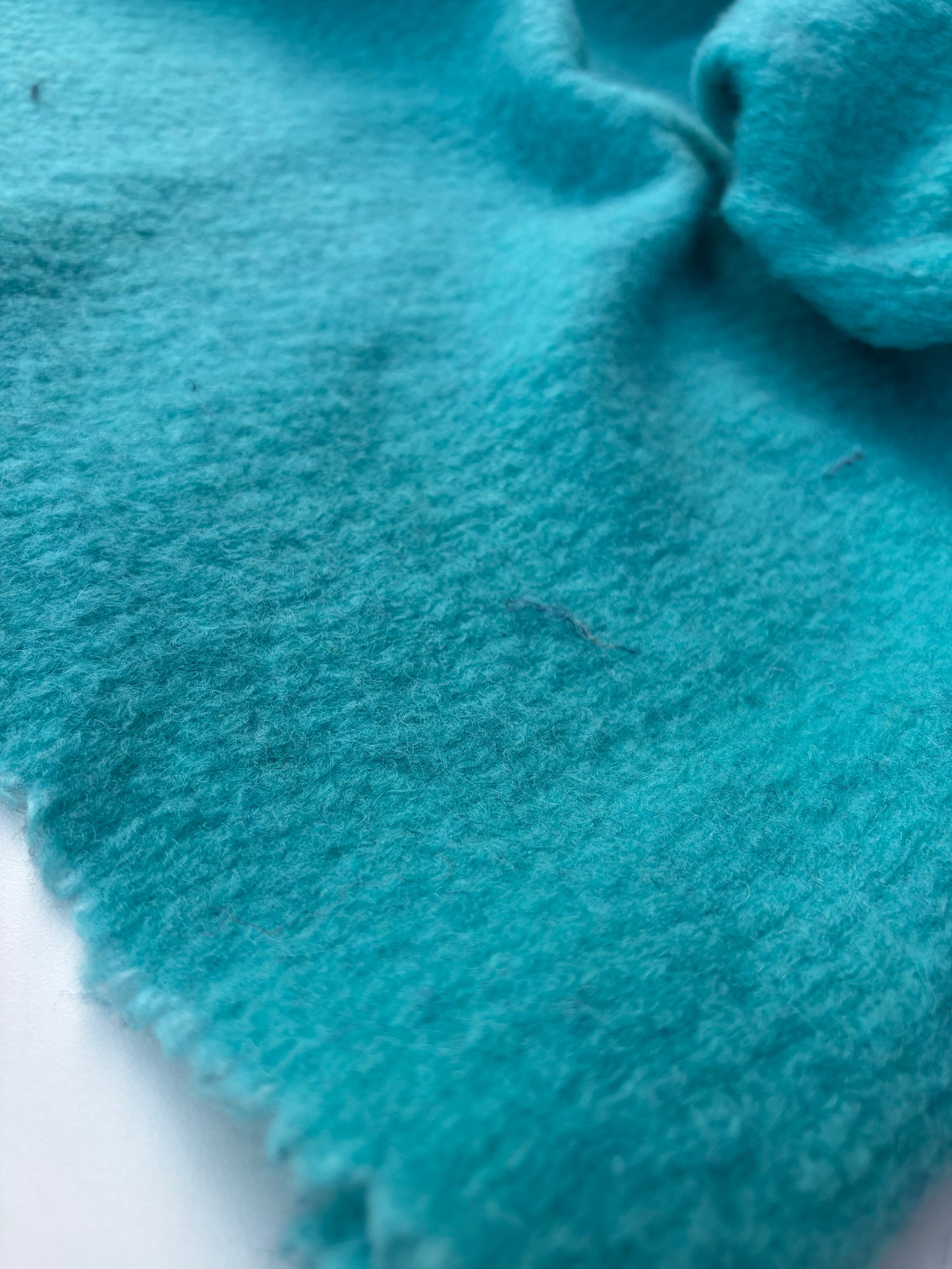 WILD WOOL 014 turquoise boiled wool