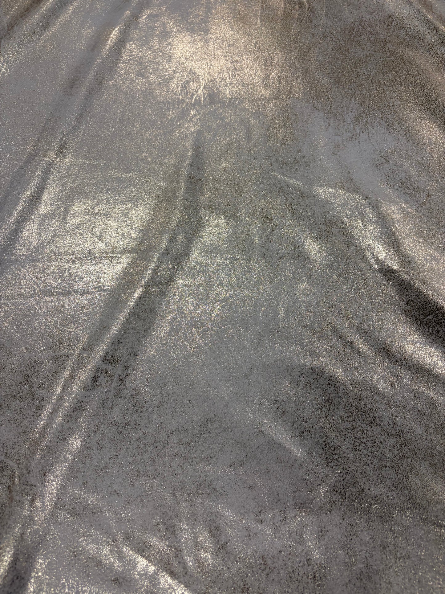 RHINO 037 shiny copper laminated velvet stretch