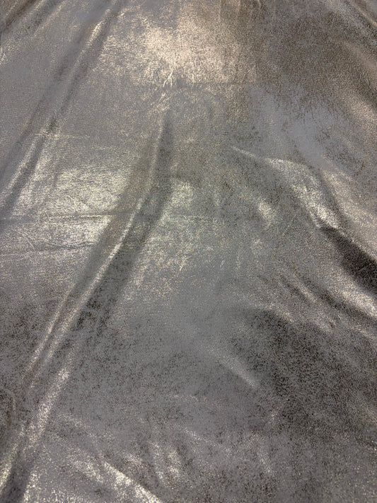 RHINO 037 shiny copper laminated velvet stretch