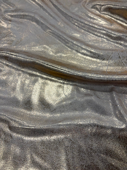 RHINO 037 shiny copper laminated velvet stretch