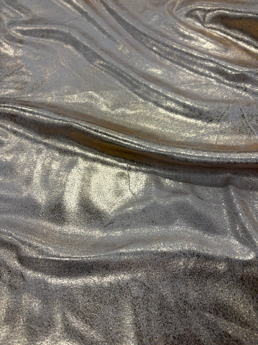 RHINO 037 shiny copper laminated velvet stretch