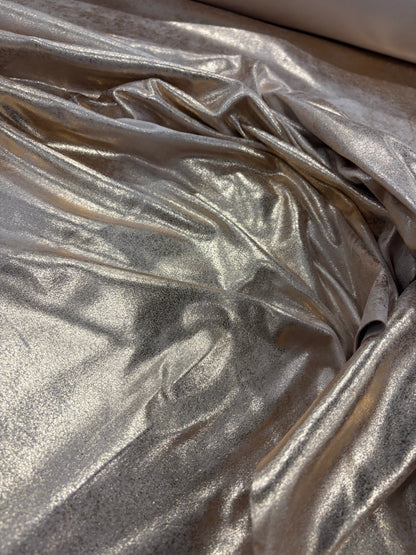 RHINO 037 shiny copper laminated velvet stretch