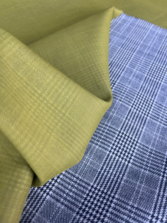 SUZY 008 coated cotton check