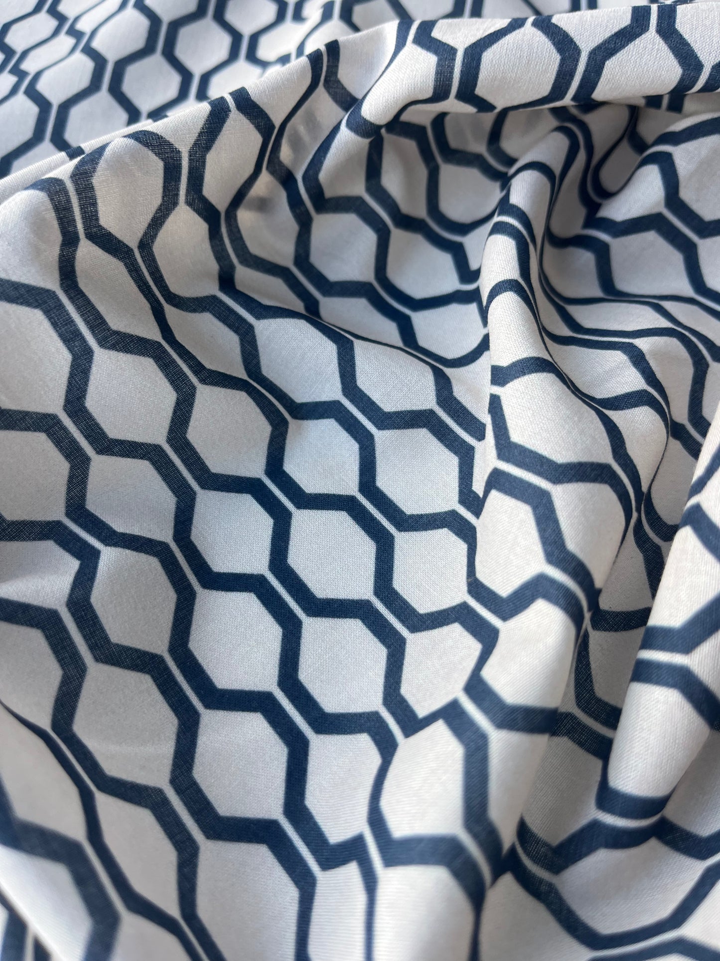 ATHENA 016 cotton voile honey comb digital print