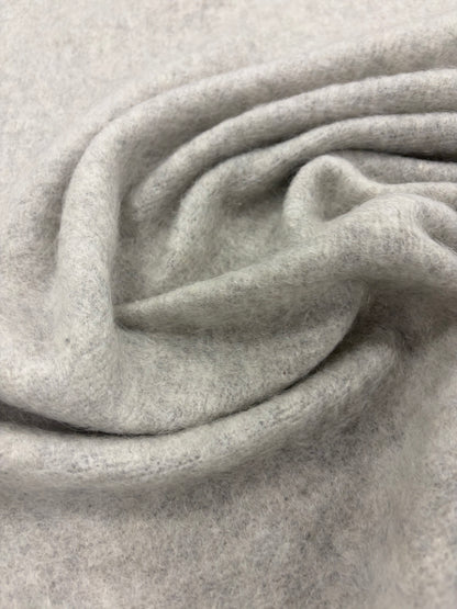 RHINO 041 grey soft knitted fabric with wool