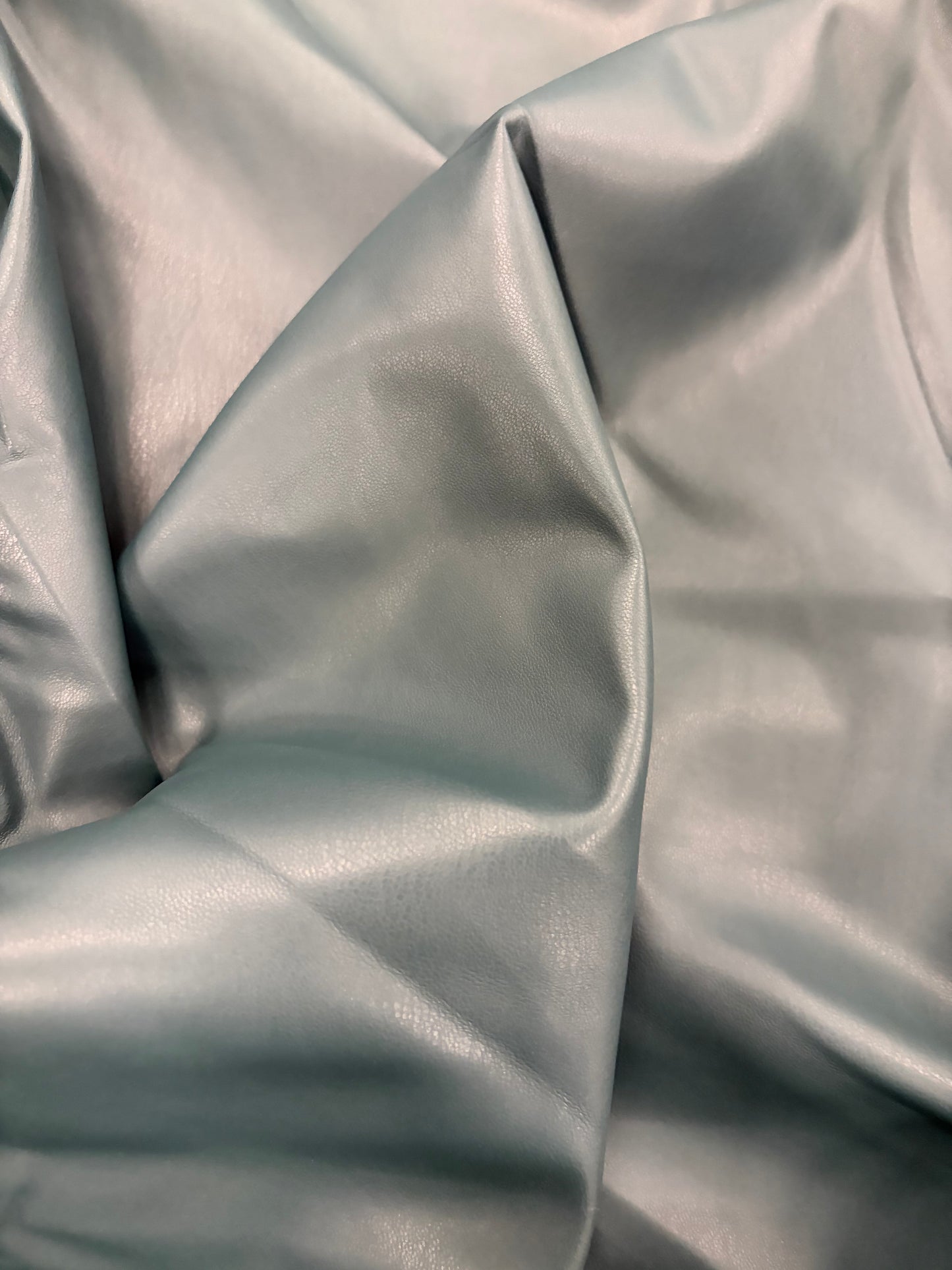 RHINO 042 teal coloured eco leather