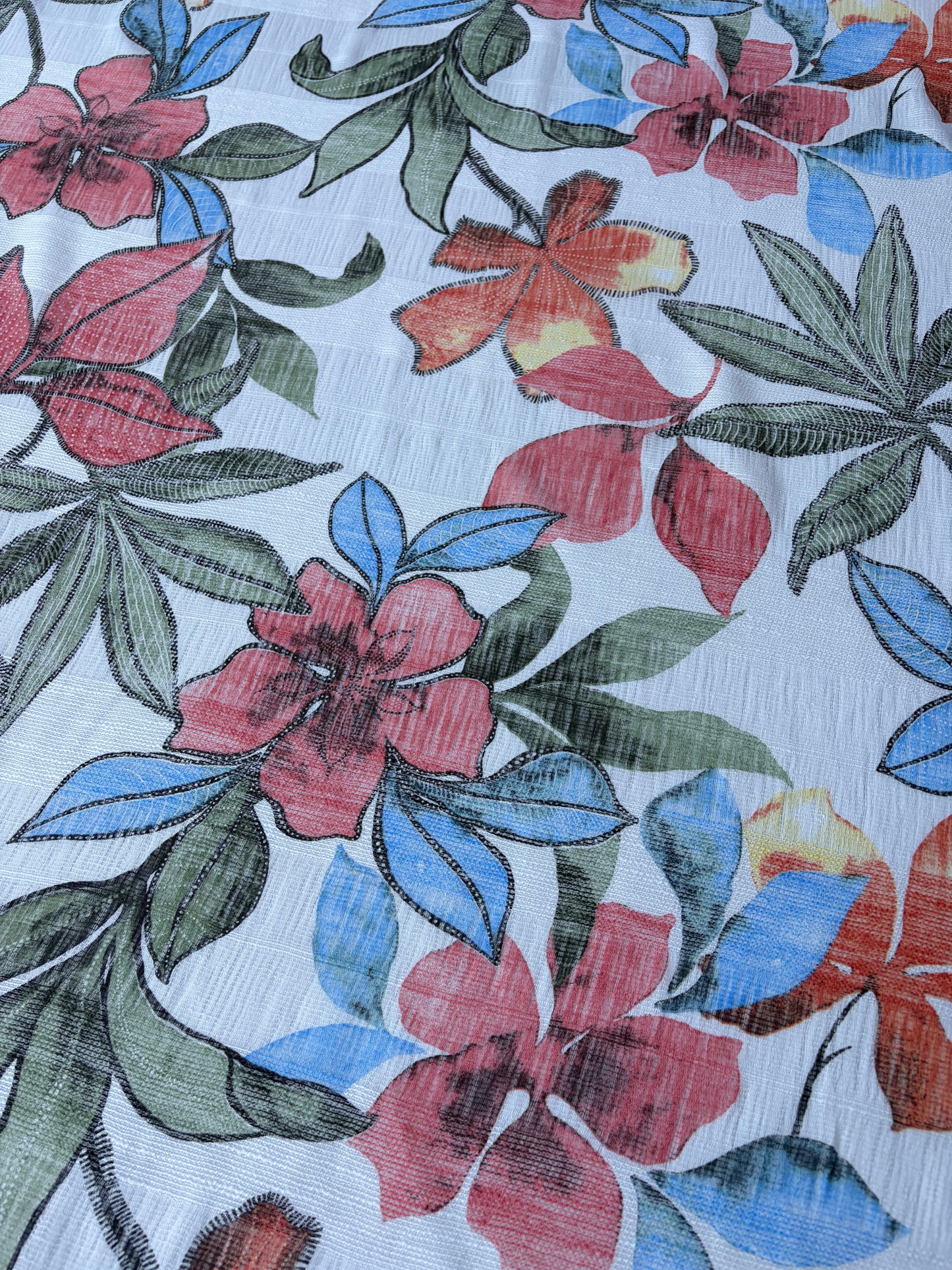 TINO 020 cotton gaze stripes printed