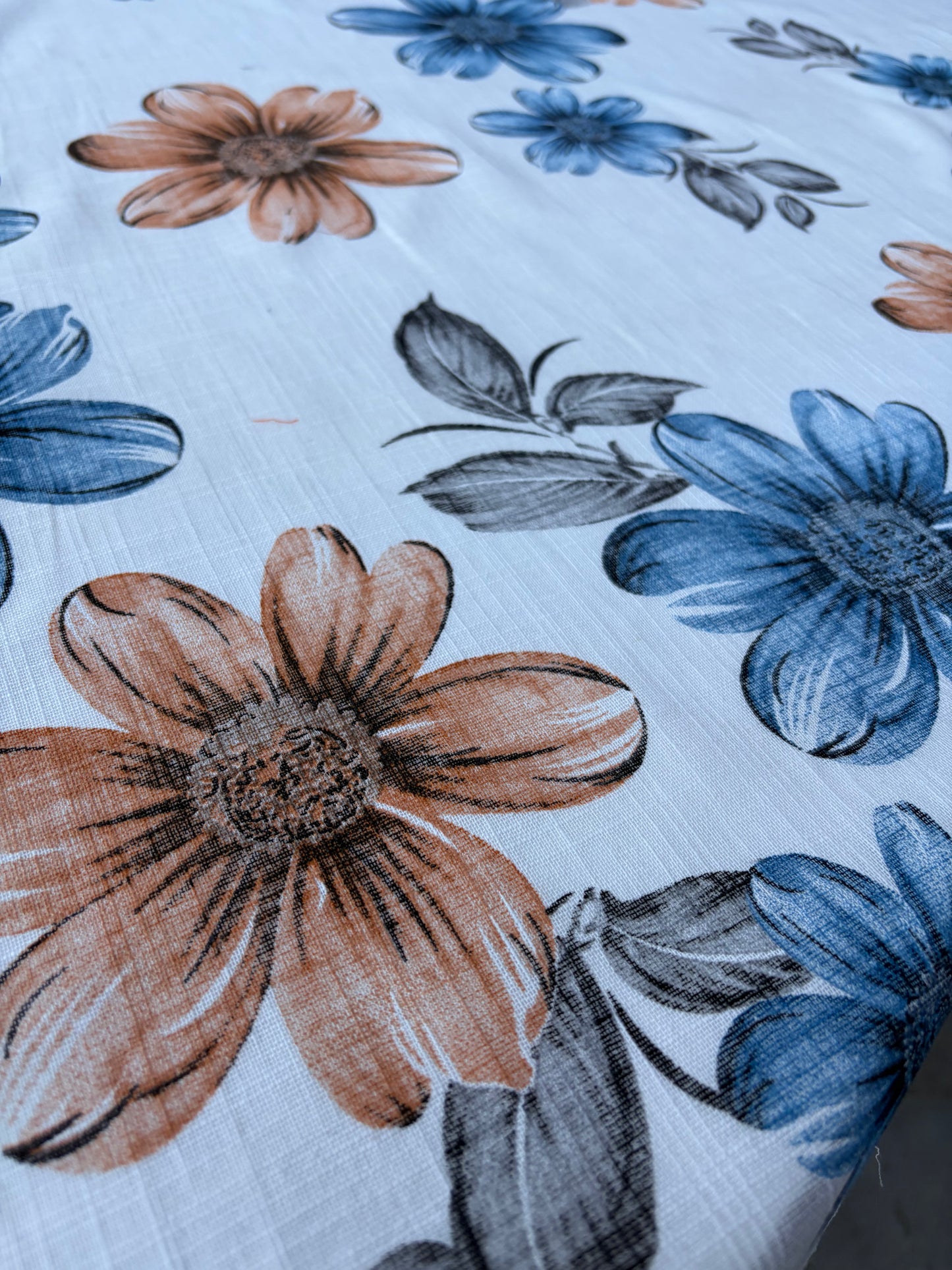 TINO 022 cotton gaze flowers
