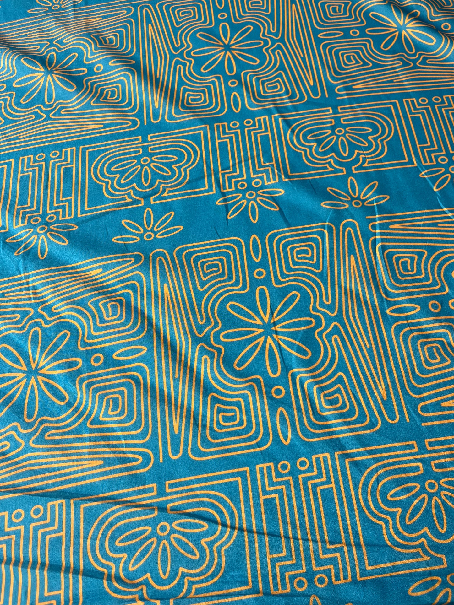 ATHENA 021  cotton voile stencil digital print